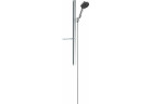 Sprchový set Hansgrohe Rainfinity 130 3jet EcoSmart, držák 90cm s mýdlenkou, chrom