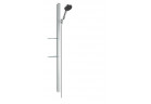 Sprchový set Hansgrohe Rainfinity 130 3jet, držák 150cm s mýdlenkou, chrom
