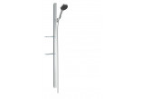 Sprchový set Hansgrohe Rainfinity 130 3jet, držák 90cm s mýdlenkou, chrom