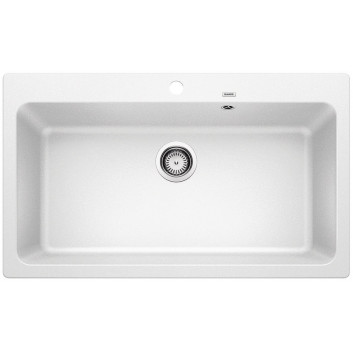 Dřez Pro zástavbu 78x50 cm Blanco RONDOVAL 45 S, bílá