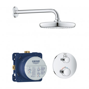 Sprchový set Grohe Tempesta 210, podomítkový, baterie termostatická, chrom