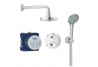 Sprchový set Grohe Grohtherm, podomítkový, horní sprcha 160mm, baterie termostatická, chrom