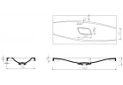 Umyvadlo Marmorin Noel 100, 100x45 cm