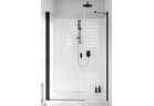 Dveře sprchové do niky Radaway Nes Black DWS 110, čiré, levé, 1080-1110x2000mm, černá profil