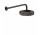 Horní sprcha Gessi Inciso, průměr 218mm, rameno nástěnné 389mm, chrom