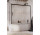 Dveře posuvné vanová Radaway Idea Black PN DWJ+S 150, pravé, sklo čiré, 150x150cm, černá profil
