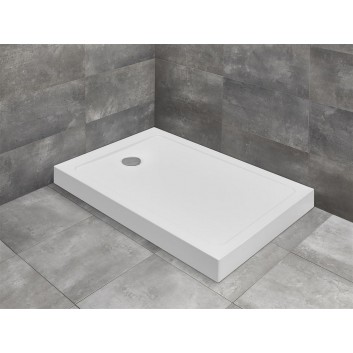 Sprchová vanička s panelem akrylátový 100x80cm Radaway Doros F Compact- sanitbuy.pl