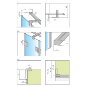 Dveře sprchové do niky Radaway Espera Pro DWJ 160, pravé, 1600x2000mm, ciche domykanie, profil chrom