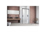 Pevná boční stěna Radaway Idea Black KDJ S1 75 LEWA 73-74.5x200.5cm, sklo čiré, profil černá- sanitbuy.pl