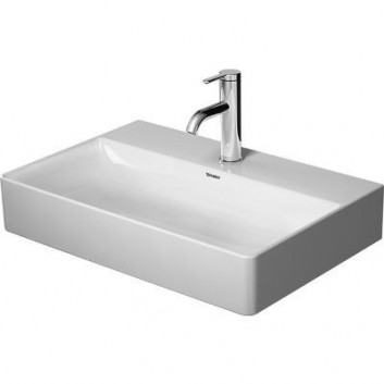 Duravit DuraSquare Compact umyvadlo 60x40 cm nábytková obdélníková bílá 