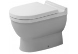 Mísa WC stojící Duravit Starck 3, 56x36cm, HygieneGlaze, bílá