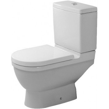 Mísa WC stojící Duravit Starck 3, 56x36cm, HygieneGlaze, bílá