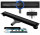 Lineární odtok Rea Neo Pro, 80cm, souprava 2w1, černá matnáný