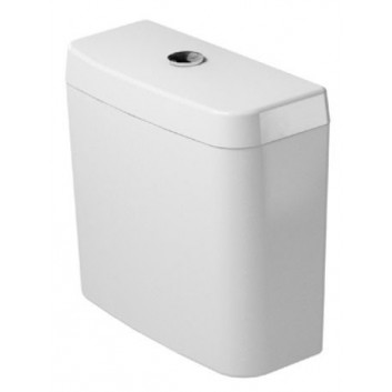 Splachovač Duravit D-Code, 39x17cm, Dual Flush, doprowadzenie pravé nebo levé, bílá