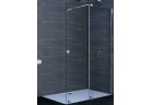 Dveře posuvné Huppe Xtensa Pure Walk-In 1401 - 1600 mm, pravé, jednodílné, el. stálý, čiré Anti-Plaque, profil černá