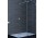 Dveře posuvné Huppe Xtensa Pure Walk-In 1401 - 1600 mm, pravé, jednodílné, el. stálý, čiré Anti-Plaque, profil černá