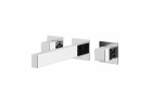 Umyvadlová baterie 3otvorová Bruma Adamastor, podomítková, výtokové rameno 230mm, bez zátky, chrom