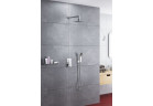 Souprava prysznicowo-vanová Excellent Keria, podomítkový, horní sprcha slim 200x200mm, rameno nástěnné 400mm, chrom 