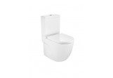 Mísa WC Roca Meridian, bez splachovacího okruhu, 60x37cm, do kompaktu, volně stojící, bílá
