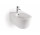 Závěsný bidet Excellent Doto, 53,5x37cm, bílý