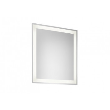 Zrcadlo LED Roca Iridia, nástěnné, pravoúhlé, 60x70cm