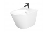 Závěsný bidet Cersanit City Oval, 51x36cm, bílý