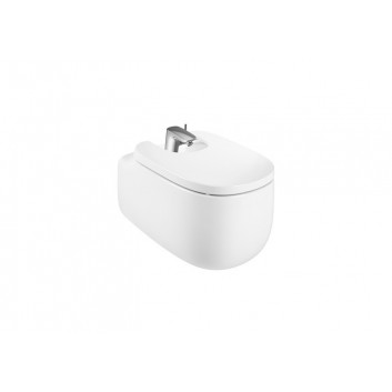 Závěsný bidet Roca Beyond, 58x40cm, bílý