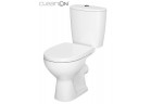 Kompakt WC Cersanit Arteco CleanOn, bezkołnierzowa mísa, 66,5x36cm, sedadlo s pozvolným sklápěním, doprowadzenie vody z boku, bílý