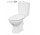 Kompakt WC Cersanit Arteco CleanOn, bezkołnierzowa mísa, 66,5x36cm, polipropylenowa sedadlo s pozvolným sklápěním, odtok vodorovný, doprowadzenie vody z boku, bílý