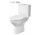 Kompakt WC Cersanit City CleanOn, 67x37,5cm, mísa bezkołnierzowa, sedátko duroplastowa pomalu sklápěcí, odtok vodorovný, doprowadzenie vody od boku, bílý