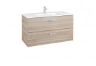 Souprava koupelnový Roca Unik Victoria Basic, 100x46cm, 2 szuflady, bříza