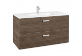 Souprava koupelnový Roca Unik Victoria Basic, 100x46cm, 2 szuflady, cedr