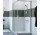 Čtvercový sprchový kout Huppe Classics 2, 900x900mm, rohový vstup, dveře posuvné, Anti-Plaque, stříbrná profil