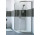 Sprchový kout 1/4 kruh Huppe Classics 2, 800x800mm, dveře posuvné, šířka vstupu 400mm, stříbrná profil