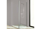 Pevná boční stěna pro posuvné dveře Huppe Classics 2, 800mm, Anti-Plaque, stříbrná profil