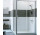 Dveře posuvné Huppe Classics 2, 1400mm, jednodílné, s pevným segmentem, stříbrná profil