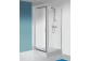 Dveře posuvné SanPlast TX 120x190cm sklo čiré, bílý profil, šířka vstupu 500 mm, Glass Protect- sanitbuy.pl