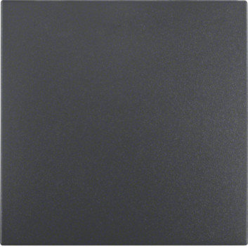 Rámeček 1-krotna Berker B.7, černé sklo/antracit matnáný