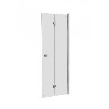 Dveře sprchové do niky Roca Capital, 100x195cm, skládací, povlak MaxiClean, profil chrom