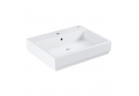 Závěsné umyvadlo Grohe Cube Ceramic, 60cm, z přepadem, otvor na baterii, alpská bílá