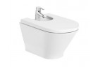 Bidet podvěsný Roca Gap Round, 54x35,5cm, skryté mocowania, bílý