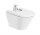 Bidet podvěsný Roca Gap Round, 54x35,5cm, skryté mocowania, bílý