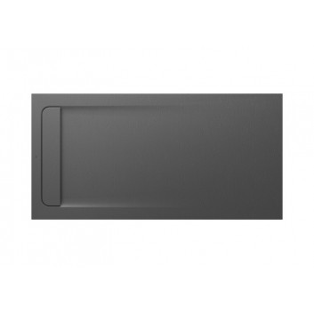 Sprchová vanička pravoúhlý Roca Aquos, 1400x800mm, ultracienki, Stonex, bílý