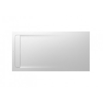 Sprchová vanička pravoúhlý Roca Aquos, 1800x800mm, ultracienki, Stonex, bílý