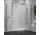 Sprchový kout Walk-In Novellini Kaudra H+H Frame, 160x80cm, pravé, s poličkou, stříbrný profil