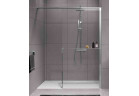 Sprchová zástěna Walk-In do niky Novellini Kaudra HN Frame, 140x200cm, pravé, stříbrný profil