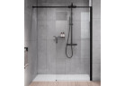 Sprchová zástěna Walk-In do niky Novellini Kaudra HN Frame, 180x200cm, pravé, bílý profil matnáný