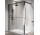 Sprchová zástěna Walk-In Novellini Kaudra HWS, 100x200cm, levé, s poličkou, stříbrný profil