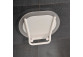 Sedačka sprchové Ravak Ovo Chrome Clear, 41x37,5cm, skládací, bílé