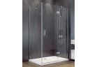 Sprchový kout obdélníková Besco Viva 195, 120x90cm, pravá, sklo čiré, profil chrom